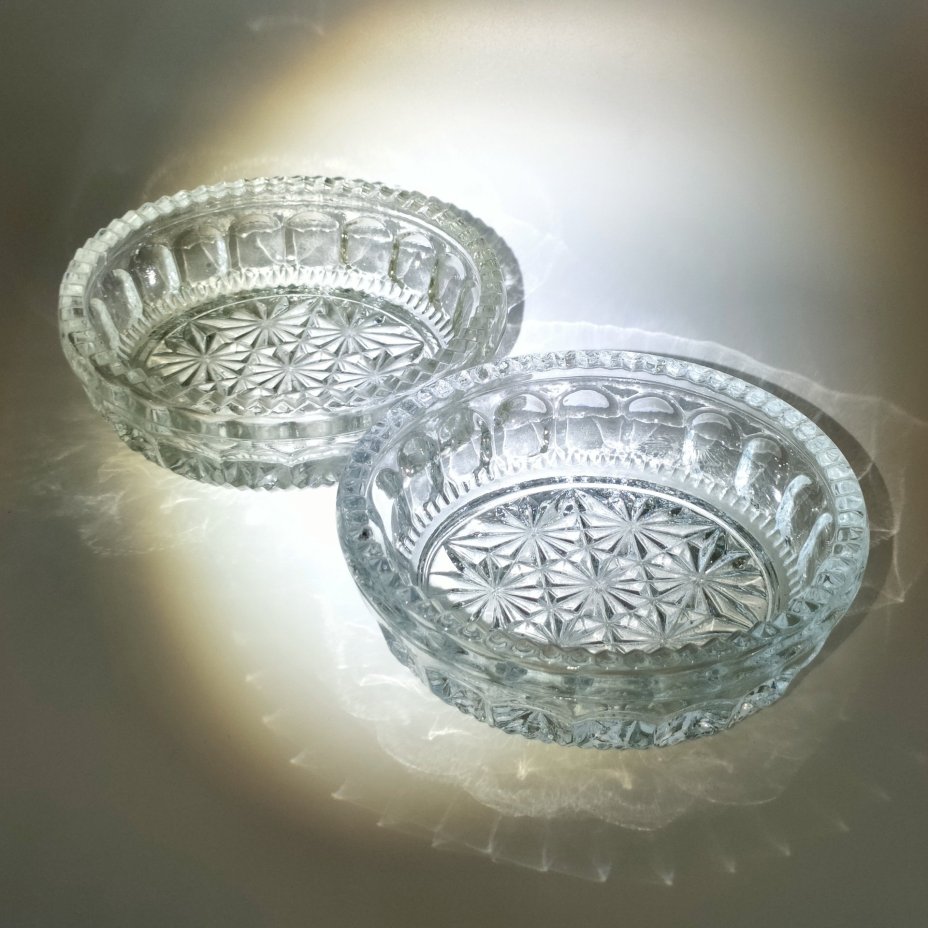 Набор из 2-х конфетниц с рельефным декором