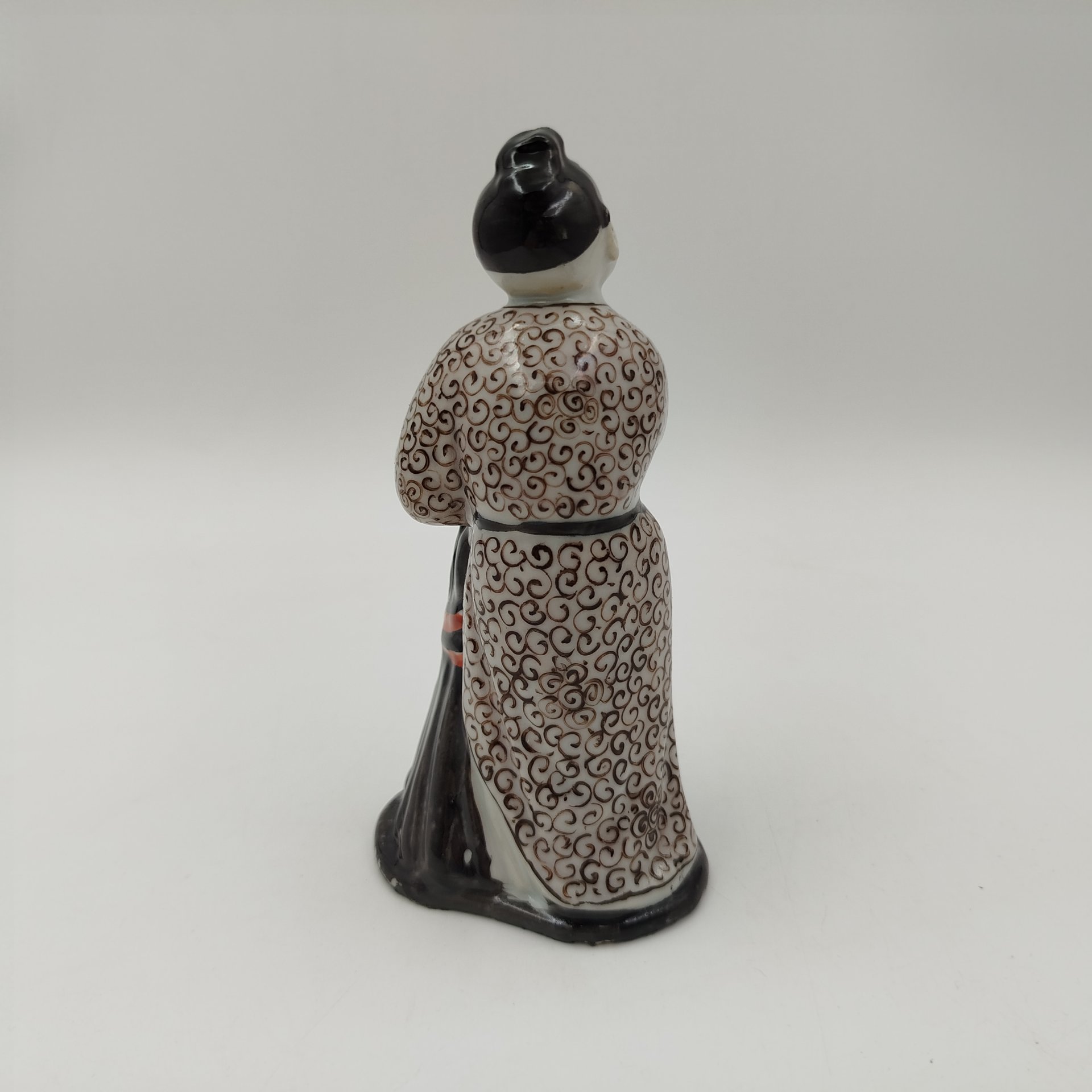 Статуэтка "Чжу Майчэн", фарфор, роспись, Китай, 1970-1990 гг.