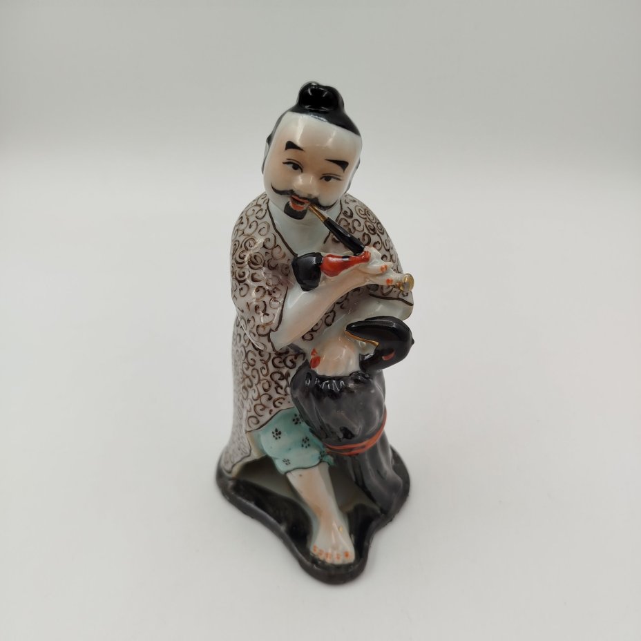 Статуэтка "Чжу Майчэн", фарфор, роспись, Китай, 1970-1990 гг., Китай
