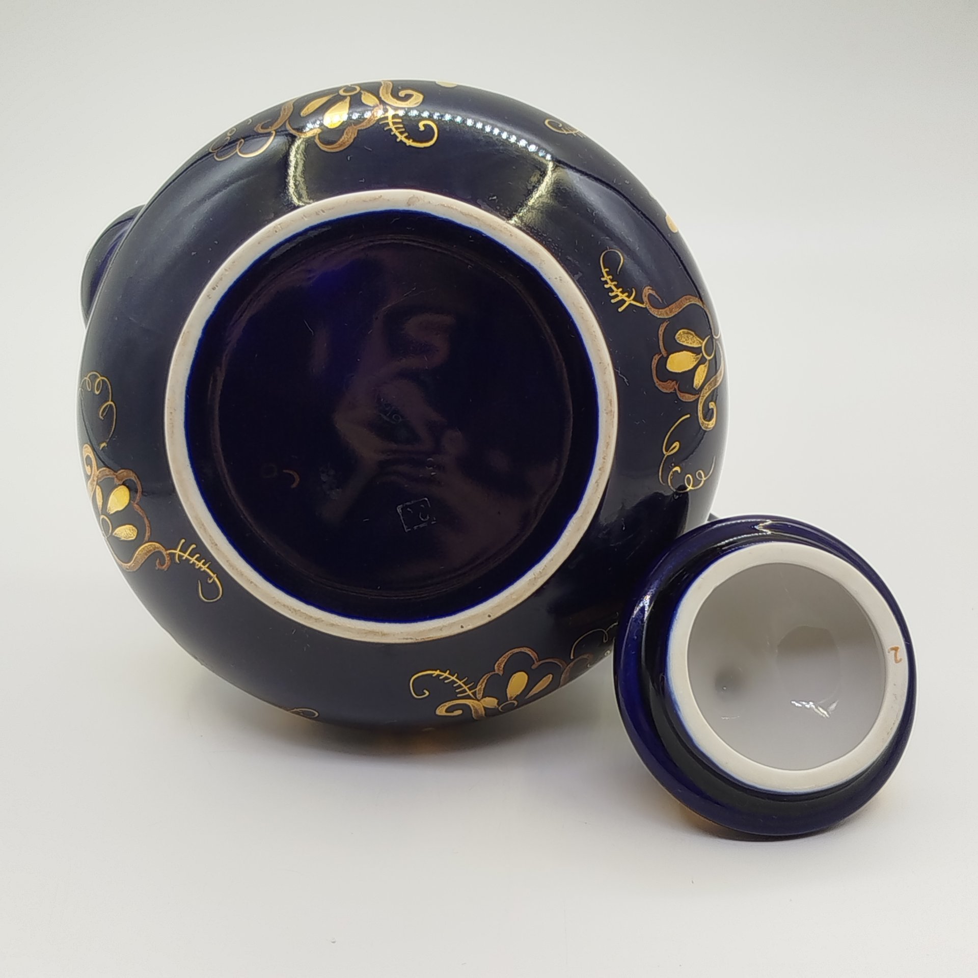 Чайник заварочный с расписным растительным декором