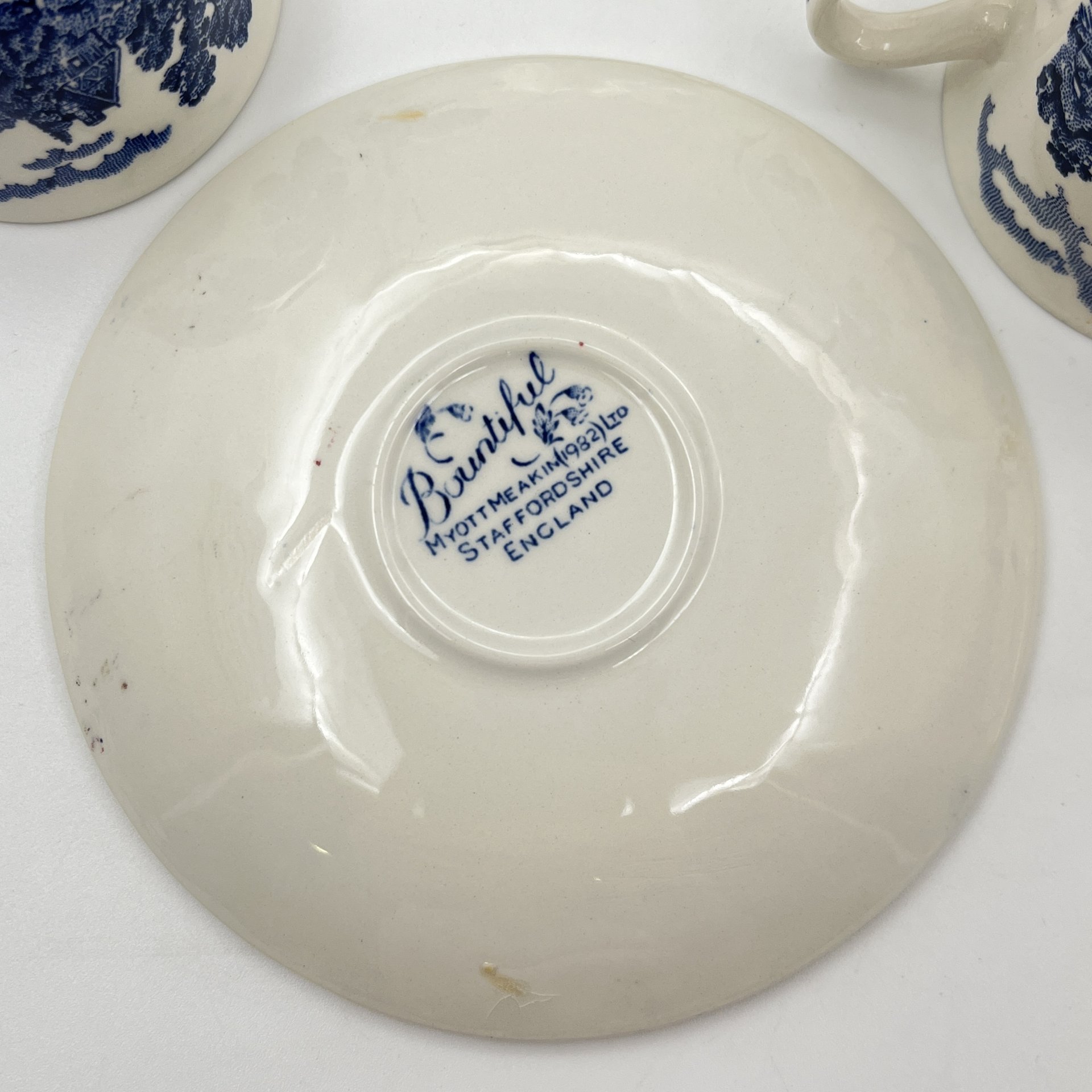 Набор кофейных пар с английскими сельскими пейзажами на 6 персон, Myott Meakin