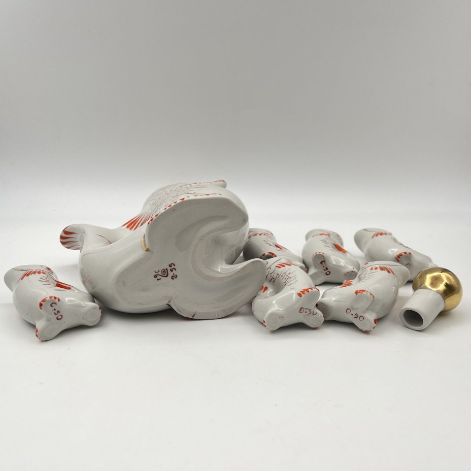 Набор для крепких напитков "Рыба" (штоф и 6 стопок), автор М.Д. Барамидзе