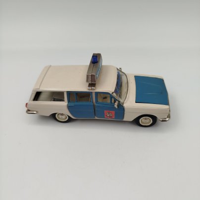 Модель автомобиля "ГАЗ-2402" (Милиция), авторская, металл, пластмасса, СССР, 1970-1990 гг.