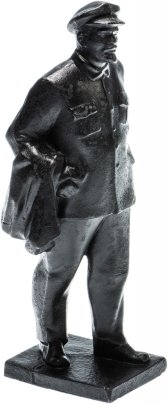 Статуэтка "В.И. Ленин", силумин, крашение, СССР,  1970-1990 гг.