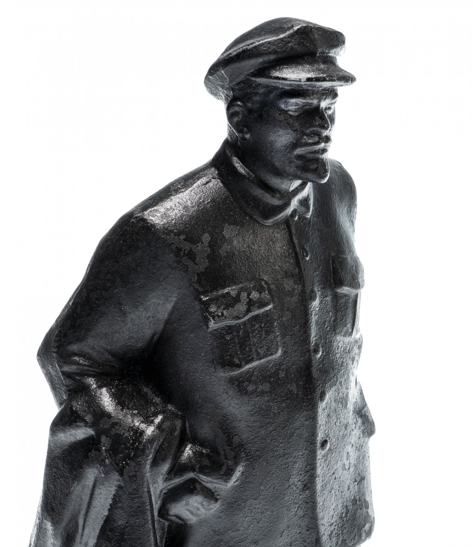 Статуэтка "В.И. Ленин", силумин, крашение, СССР,  1970-1990 гг.