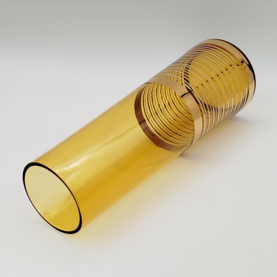Ваза, украшенная декором в виде полос, Bohemia Crystal (Bohemia Glass)