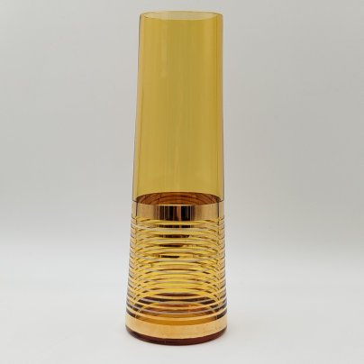 Ваза, украшенная декором в виде полос, Bohemia Crystal (Bohemia Glass)
