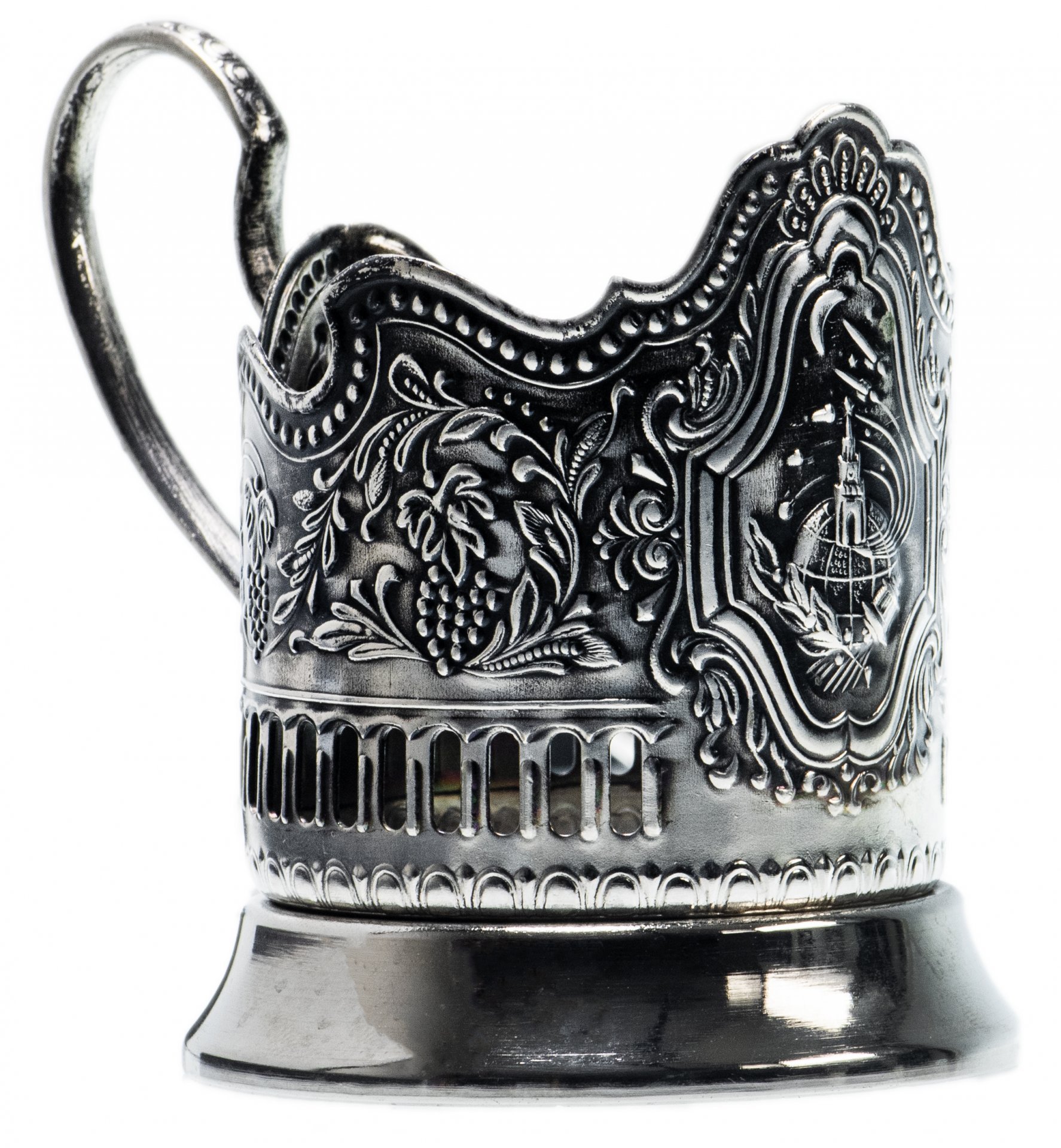 Подстаканник "Советский космос" Кольчугино 1974-1976гг