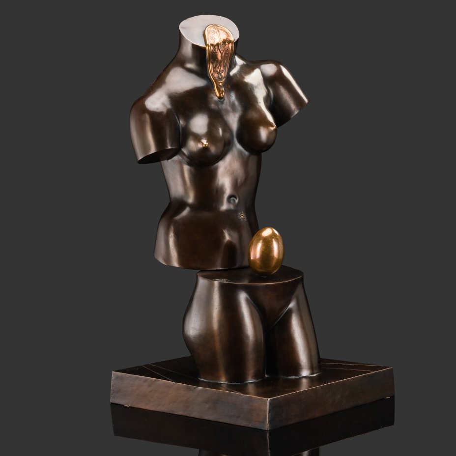 [Экспертное заключение Е.Ю. Ельковой НИНЭ им. П.М. Третьякова] Скульптура "Космическая Венера" по образцу 1984 г., скульптор Сальвадор Дали (1904-1989 гг.),  № 311/350,  Литейная фирма "Jemelton"