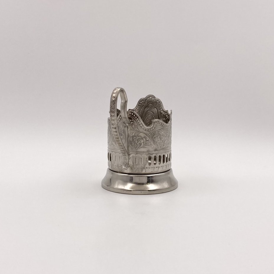 Подстаканник "Советский космос", мНЦ (медь-никель-цинк), Кольчугинский завод цветных металлов