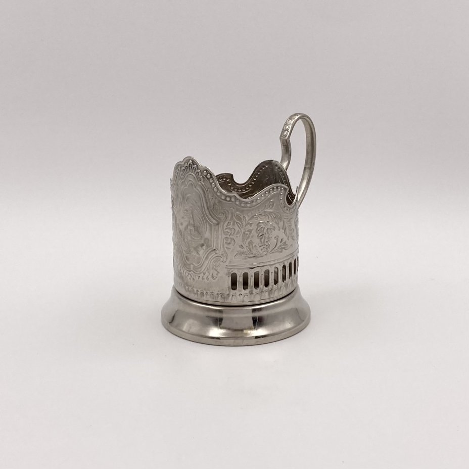 Подстаканник "Советский космос", мНЦ (медь-никель-цинк), Кольчугинский завод цветных металлов