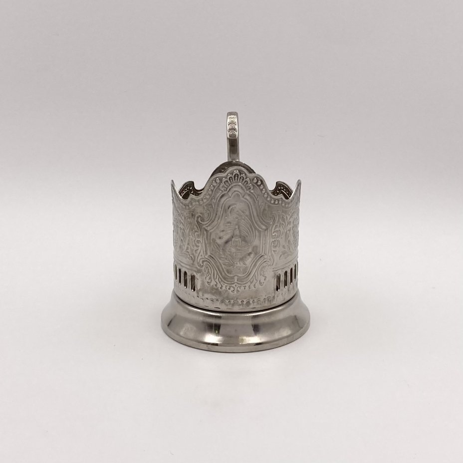 Подстаканник "Советский космос", мНЦ (медь-никель-цинк), Кольчугинский завод цветных металлов