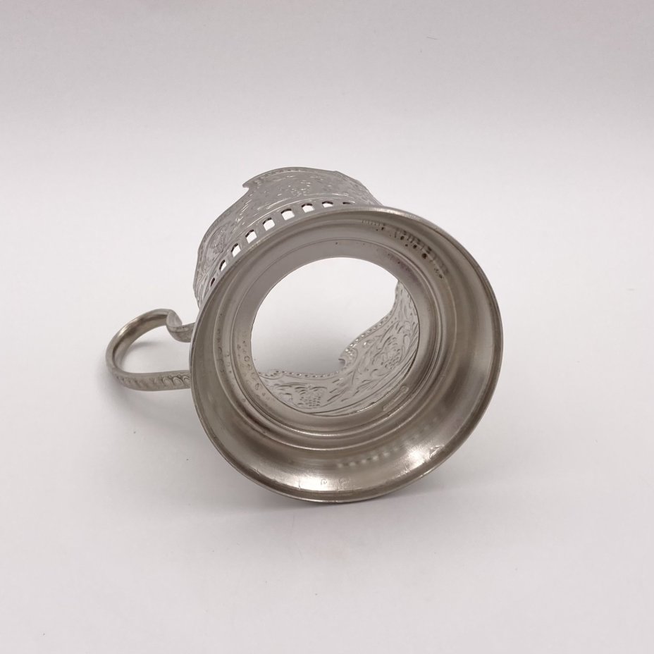 Подстаканник "Советский космос", мНЦ (медь-никель-цинк), Кольчугинский завод цветных металлов