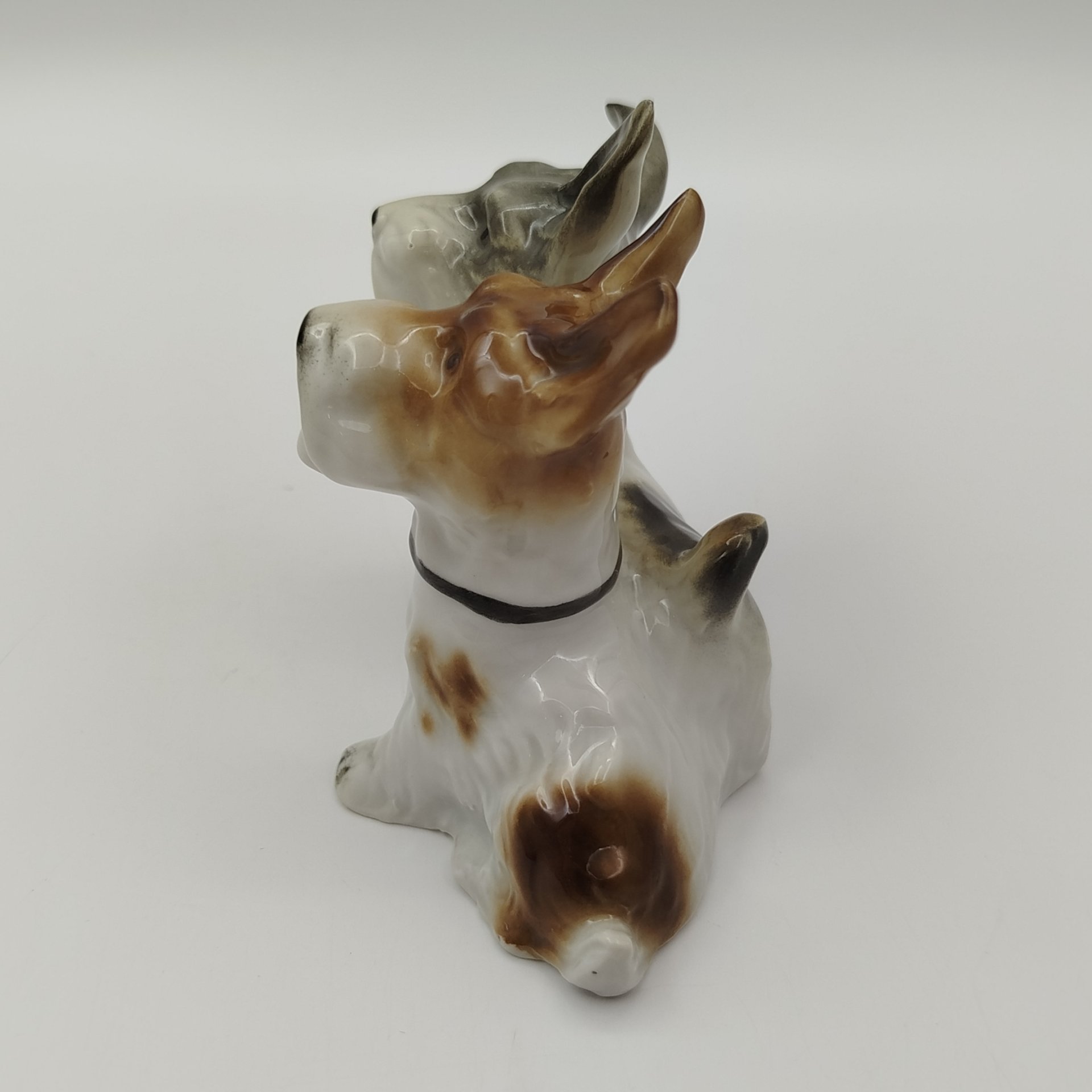 Статуэтка "Скотч-терьеры", фарфор, роспись, Schaubach-Kunst, Wallendorf, Германия, 1940-1953 гг.