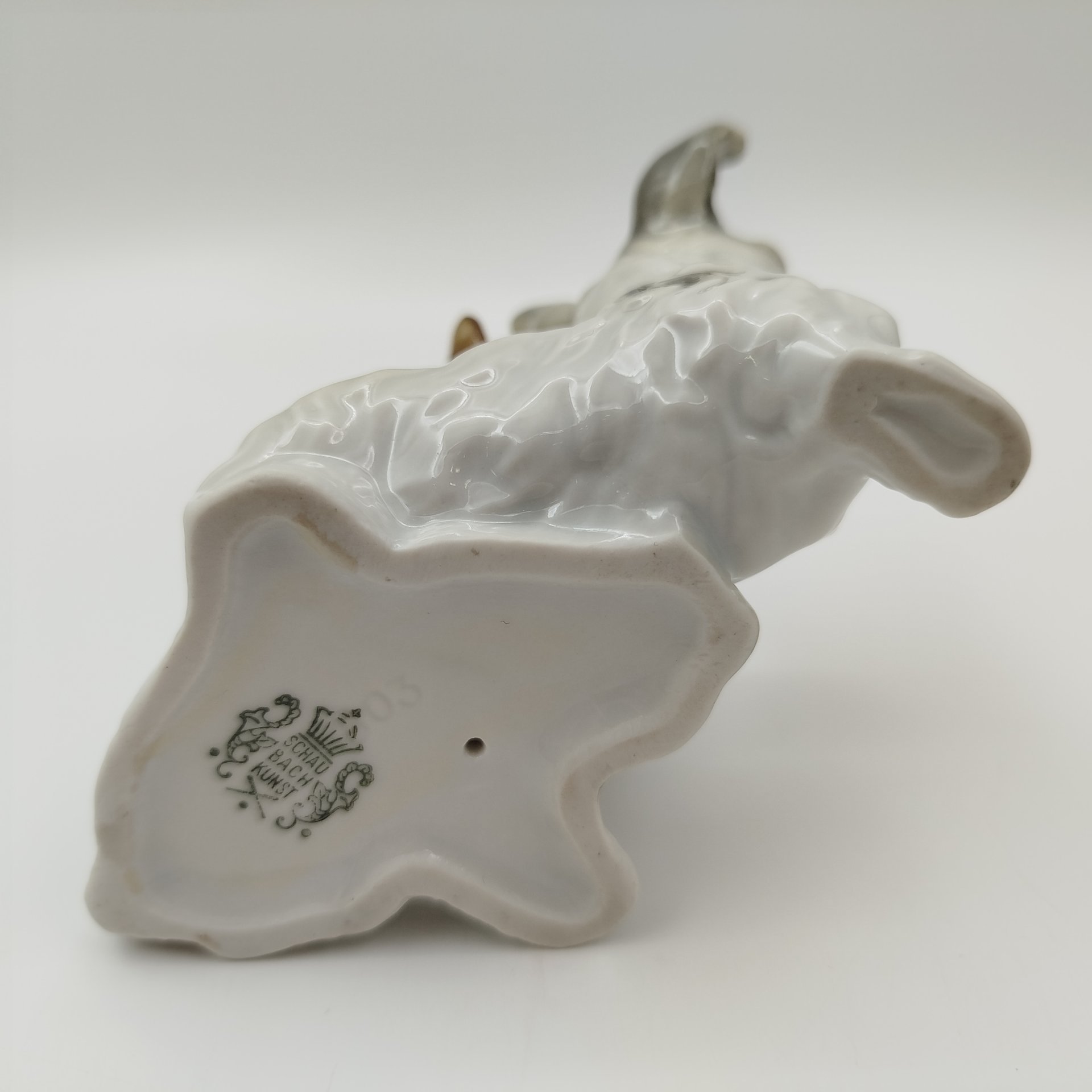Статуэтка "Скотч-терьеры", фарфор, роспись, Schaubach-Kunst, Wallendorf, Германия, 1940-1953 гг.