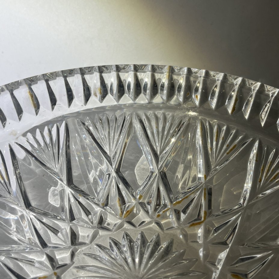 Сервировочное блюдо/салатник с геометрическим декором