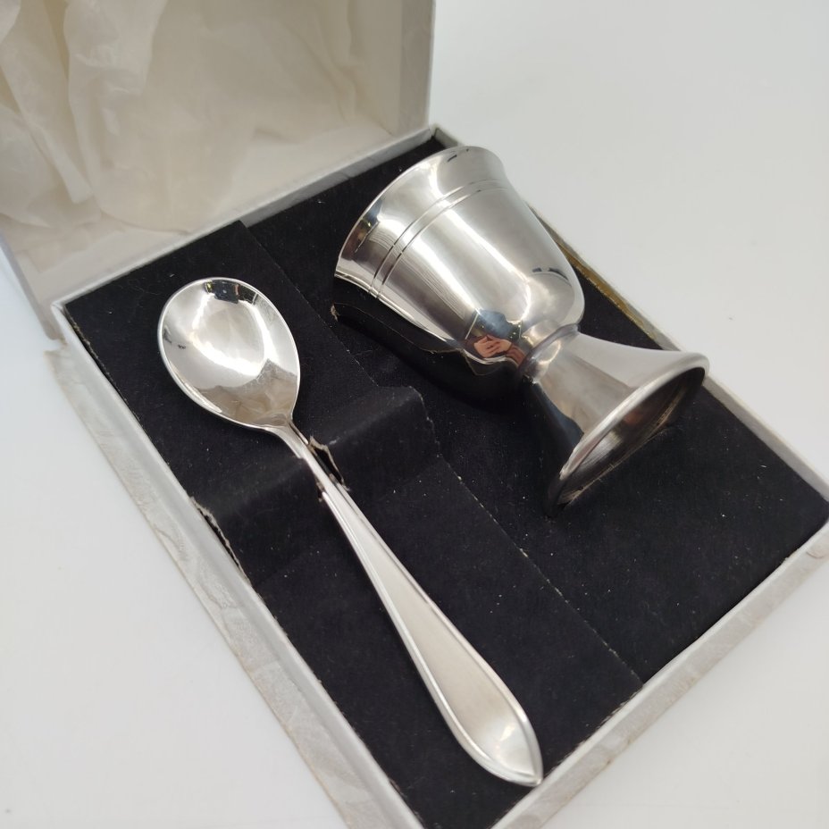 Набор для завтрака "Эгоист" в футляре (пашотница и ложка), "Sola"