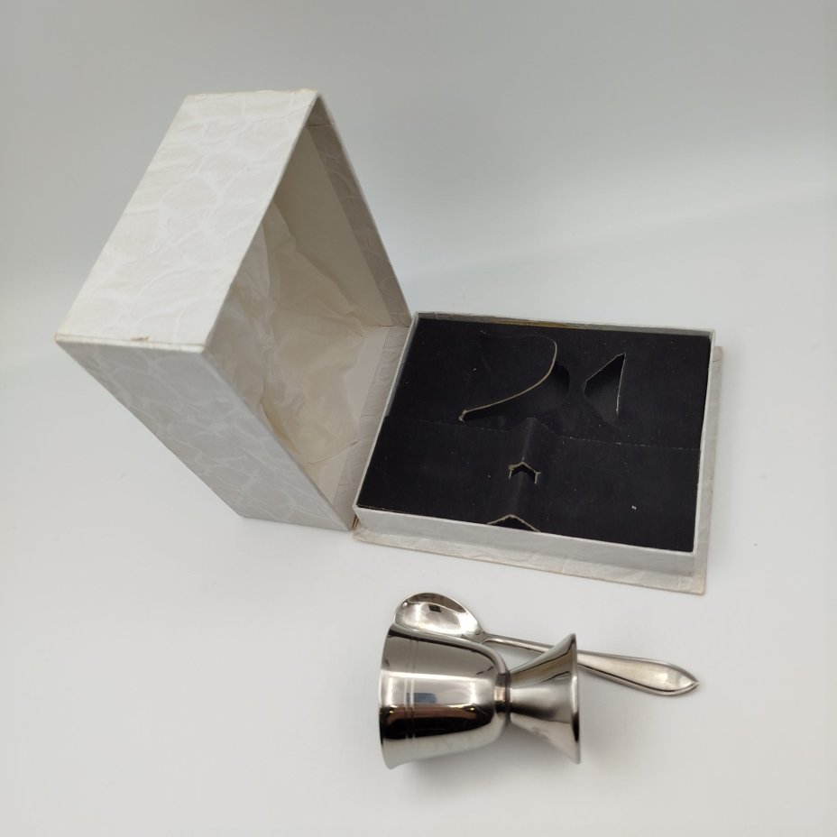 Набор для завтрака "Эгоист" в футляре (пашотница и ложка), "Sola"