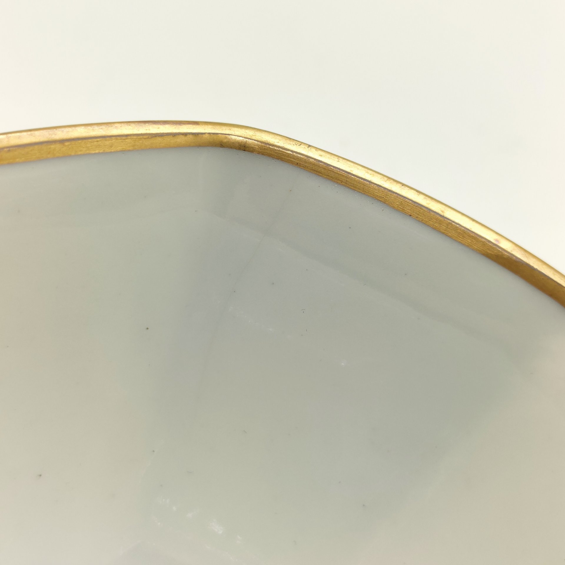 Пара кофейная в стиле ар-деко, Henri Balleroy, фарфор, золочение, серебрение, Limoges, Франция, 1908-1930 гг.