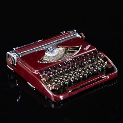 Машинка печатная "Groma Kolibri" в оригинальном кофре, VEB Mechanik Groma Markersdorf