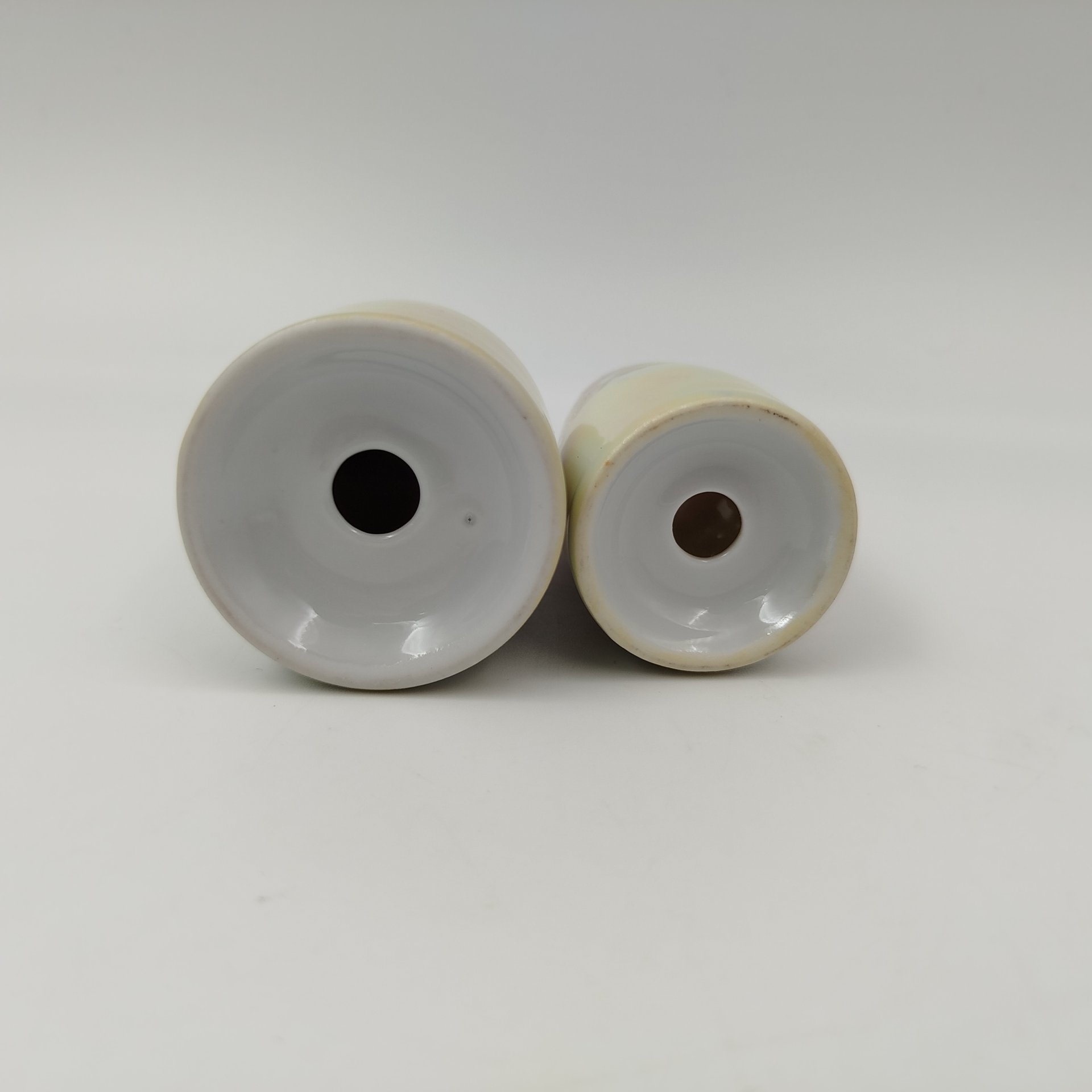 Набор для специй (перечница и солонка) из сервиза "Мадонна", фарфор, крытье, люстр, золочение, Fortuna Eisenberg, ГДР, 1960-1973 гг.