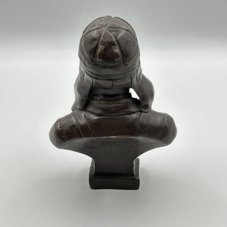 Бюст "Валерий Чкалов", Автор - МЗХЛ. Модель 1984года, литье, Россия