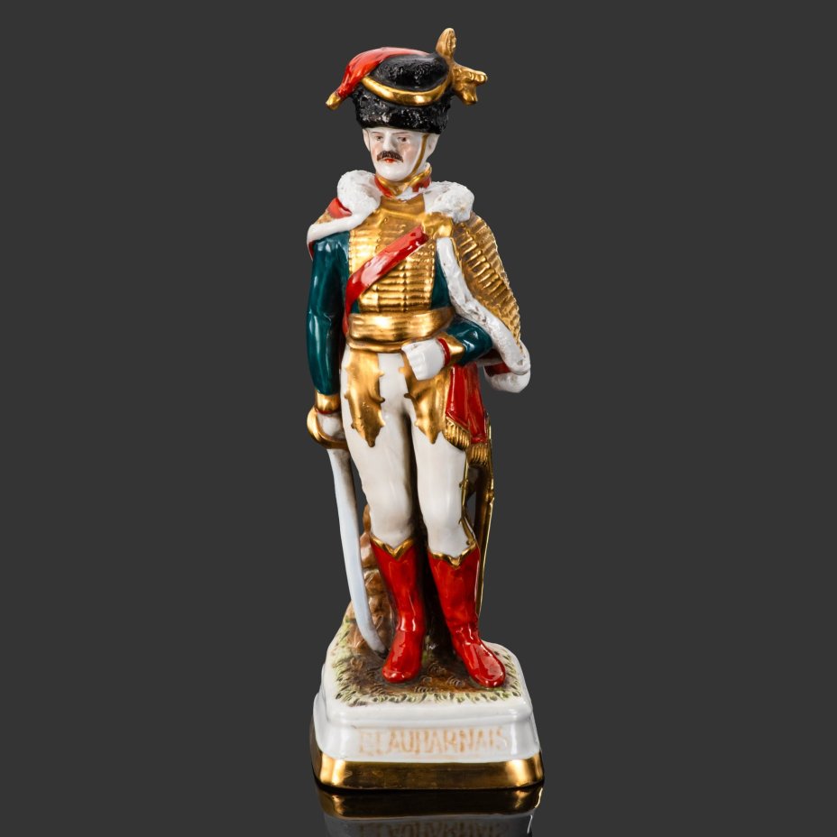 Статуэтка "Эжен Де Богарне", фарфор, роспись, Италия, 1890-1930 гг.