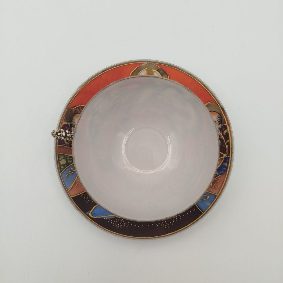 Пара кофейная "Архаты", выполненный в стилистике Сацума (Satsuma)