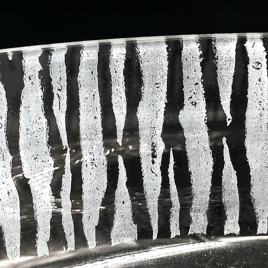 Набор из двух предметов (фруктовница и конфетница) с орнаментом "Березка"