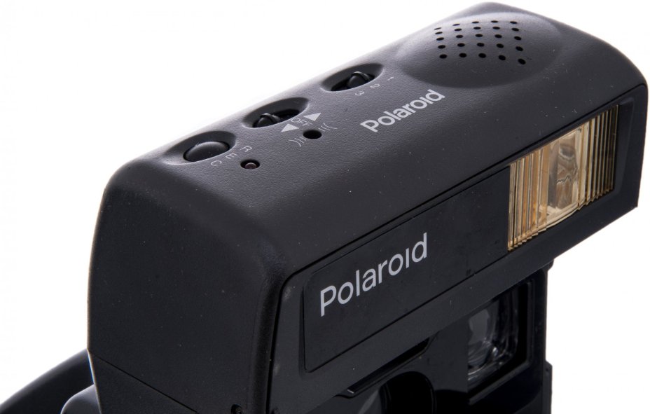 Фотоаппарат "Polaroid 636 Talking camera" в оригинальной коробке с инструкцией, пластмасса, Великобритания, 1980-1990 гг., Polaroid