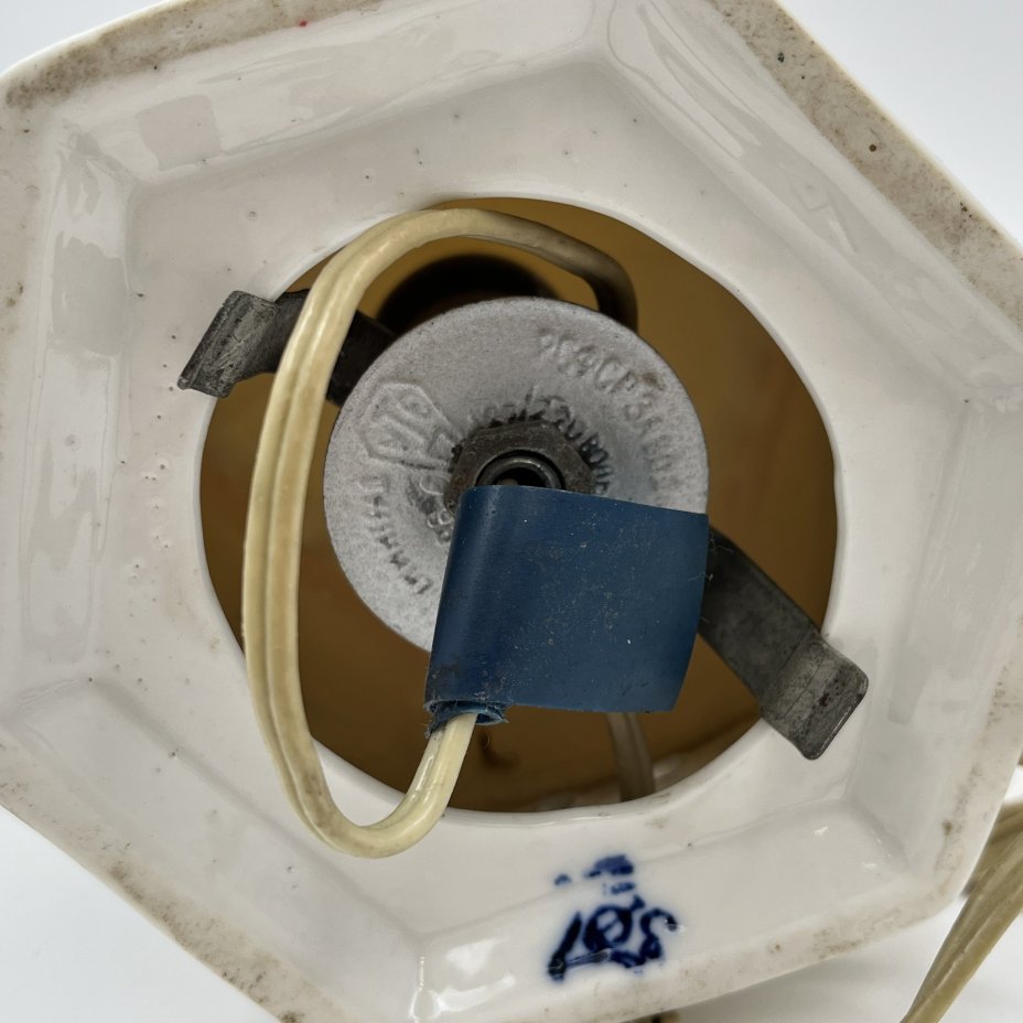 Ночник "Золотой петушок", фарфор, роспись, золочение, Ленинградский завод фарфоровых изделий (ЛЗФИ), СССР, 1956-1967 гг.