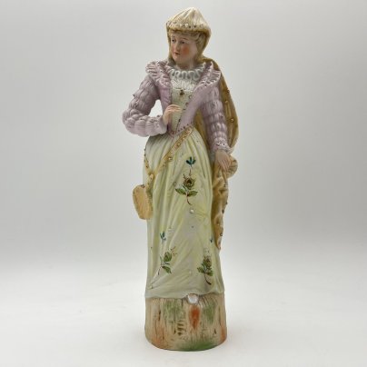 Статуэтка "Юная красавица", фарфор, роспись, Европа, 1920-1950 гг.