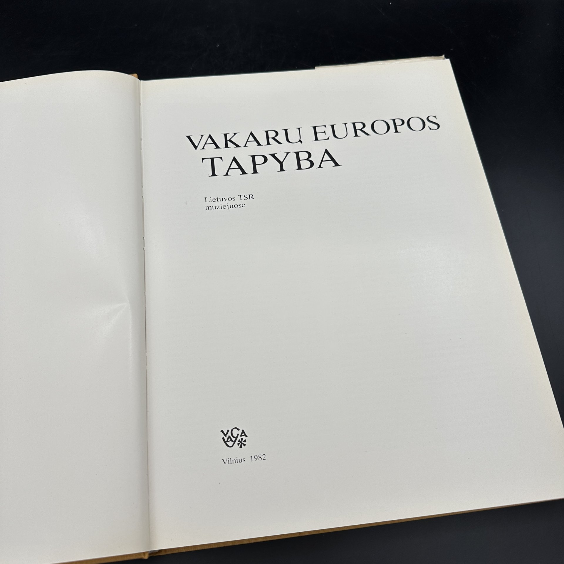 Каталог иллюстраций "Vakaru Europos tapyba" (на литовском)