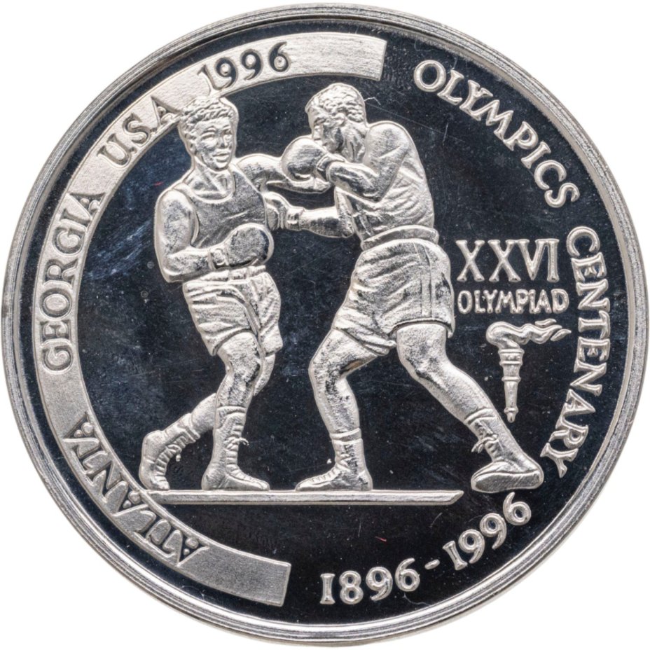 Танзания 2000 шиллингов (shillingi) 1996 XXVI летние Олимпийские игры, Атланта 1996 г. - бокс (малый герб)