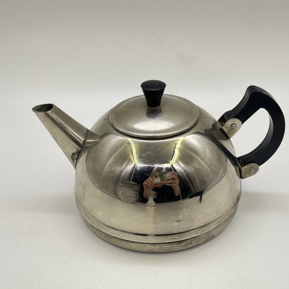 Чайник заварочный, латунь, пластик, Кольчугинский завод цветных металлов, СССР, 1960-1980 гг.