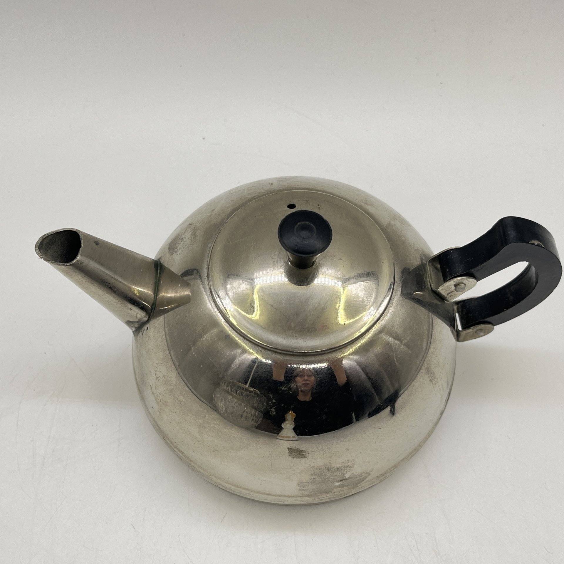 Чайник заварочный, латунь, пластик, Кольчугинский завод цветных металлов, СССР, 1960-1980 гг.