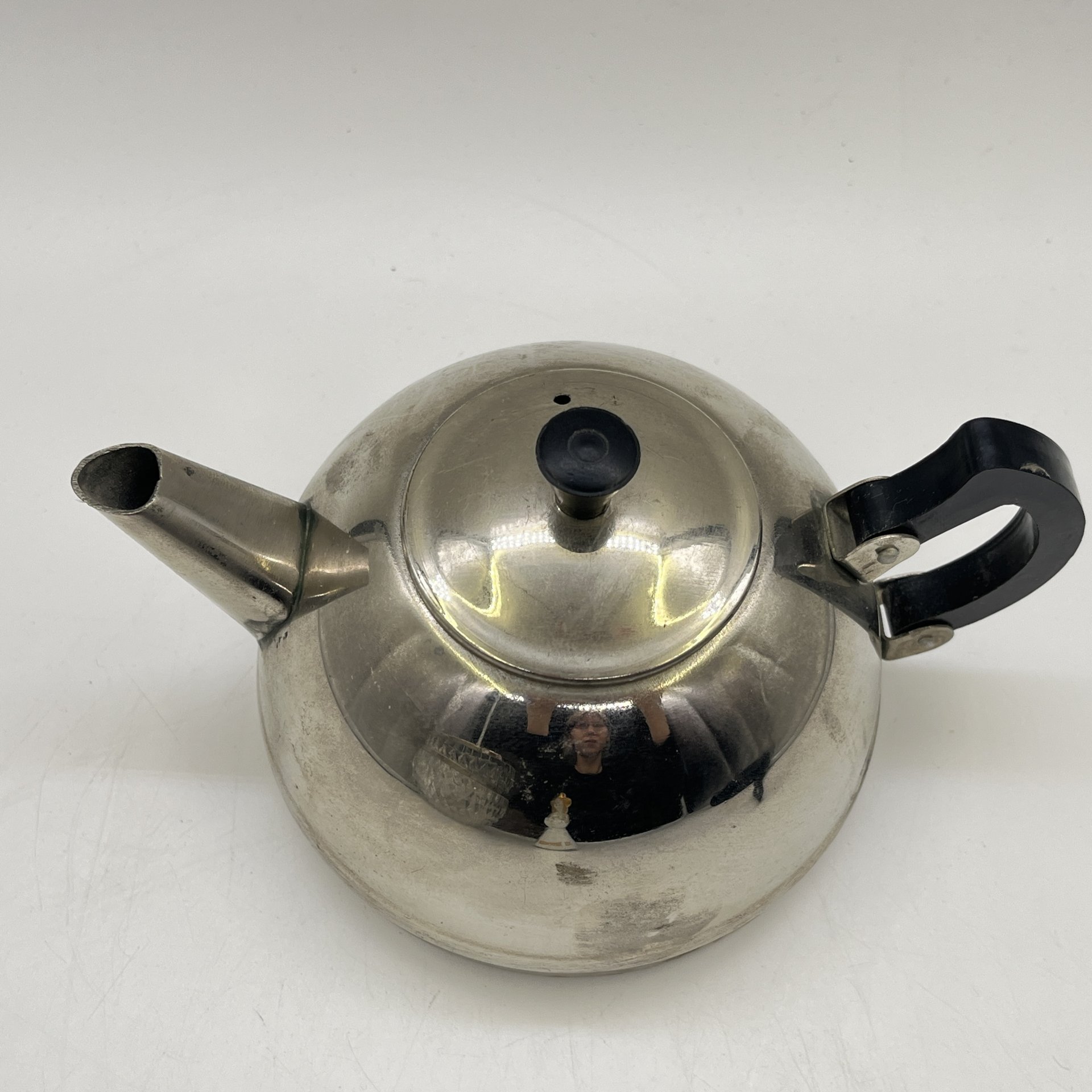 Чайник заварочный, латунь, пластик, Кольчугинский завод цветных металлов, СССР, 1960-1980 гг.