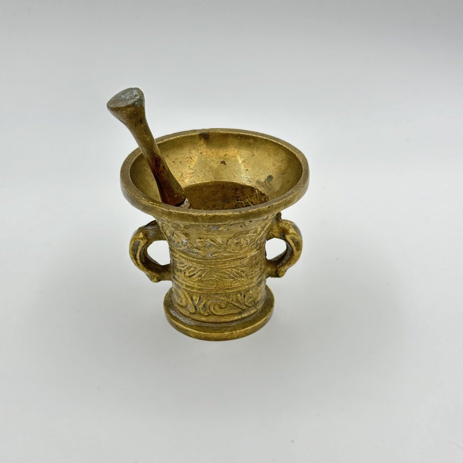 Ступка с пестиком (для специй), бронза, литье