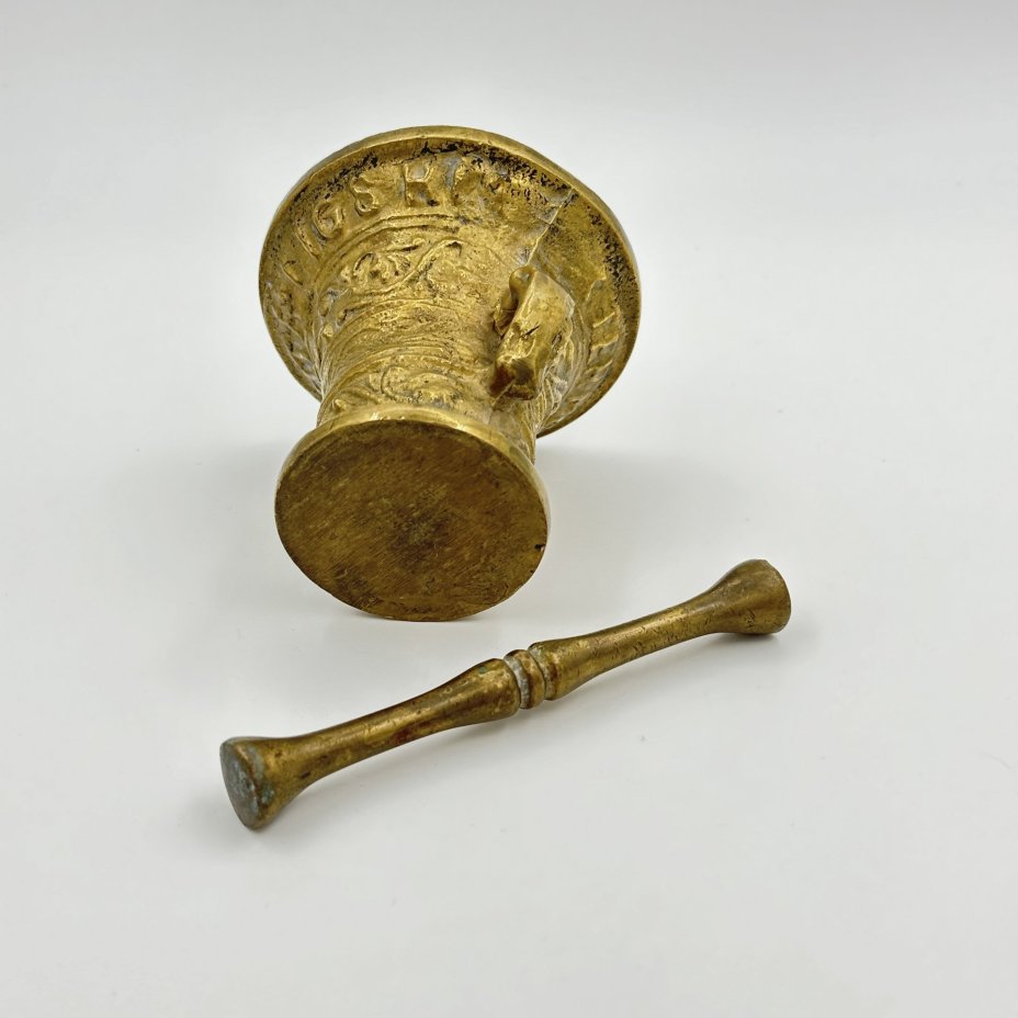 Ступка с пестиком (для специй), бронза, литье