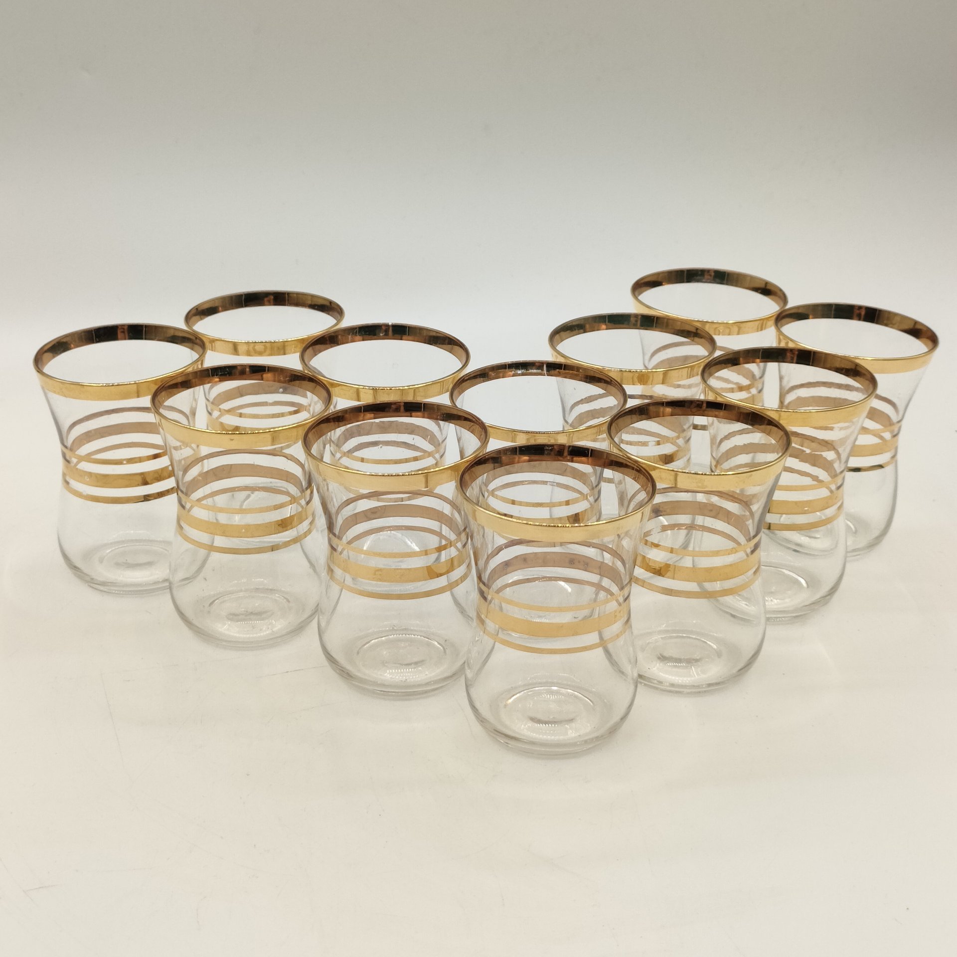 Набор для напитков "Восточный" на 12 персон со стаканами армудами в коробке, Специализированное ремонтное предприятие "Стеклоремонт", г. Калинин