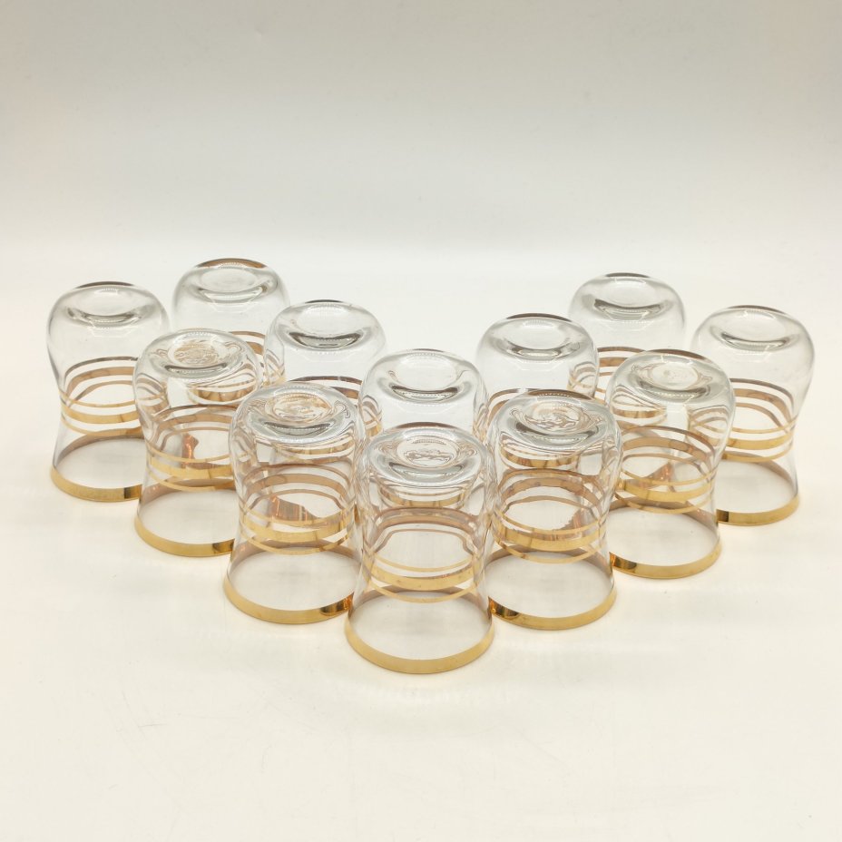 Набор для напитков "Восточный" на 12 персон со стаканами армудами в коробке, Специализированное ремонтное предприятие "Стеклоремонт", г. Калинин