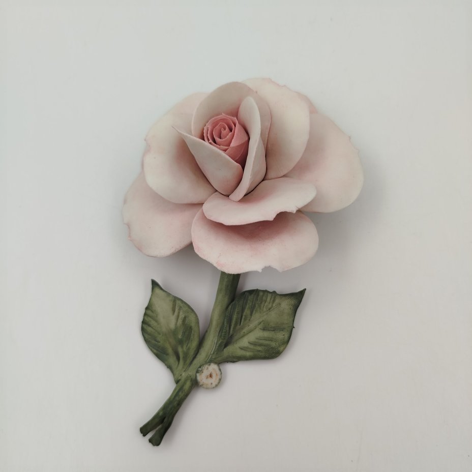 Статуэтка "Роза", фарфор, роспись, Capodimonte (Каподимонте), Италия, 1970-1990 гг.