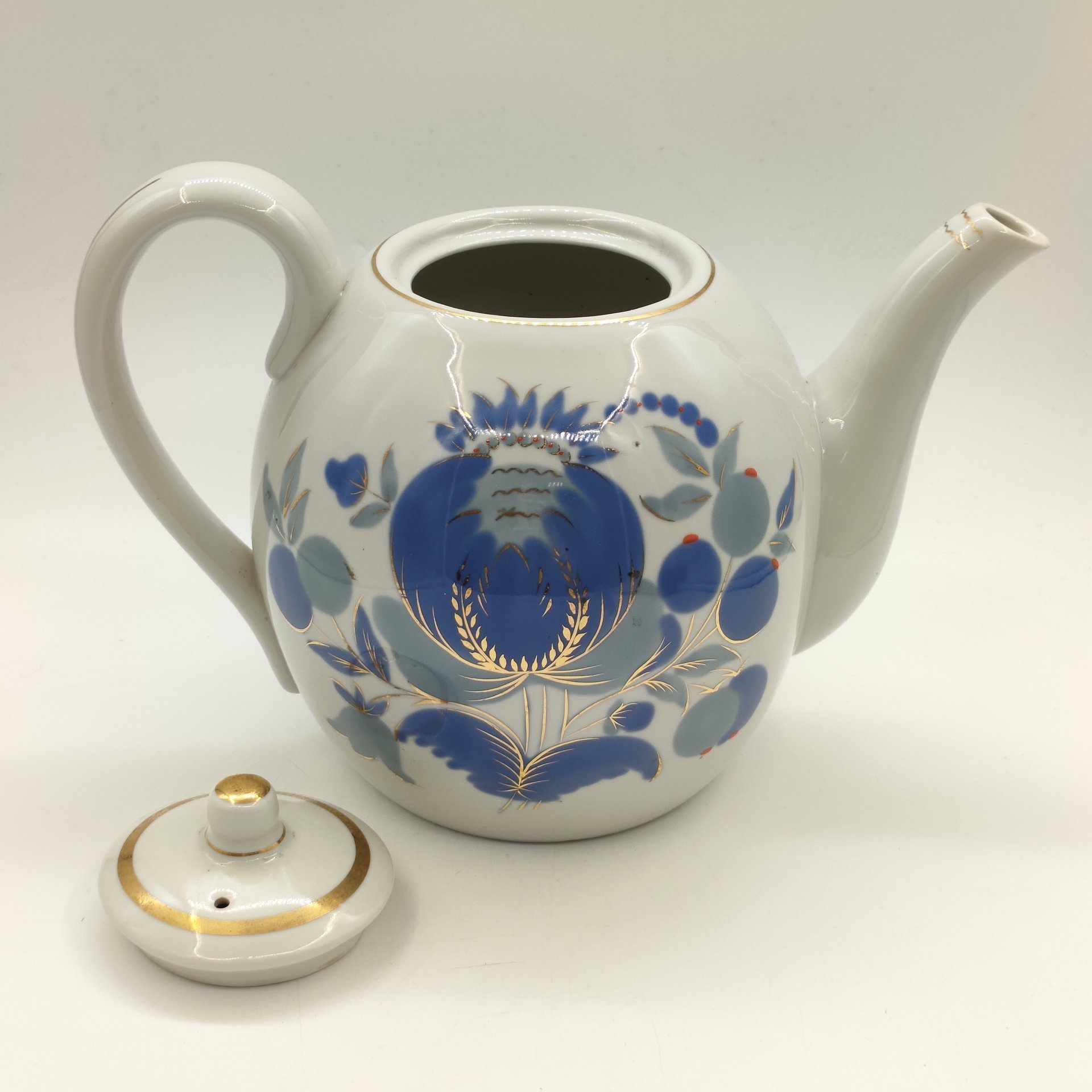 Чайник заварочный "Синие цветы"