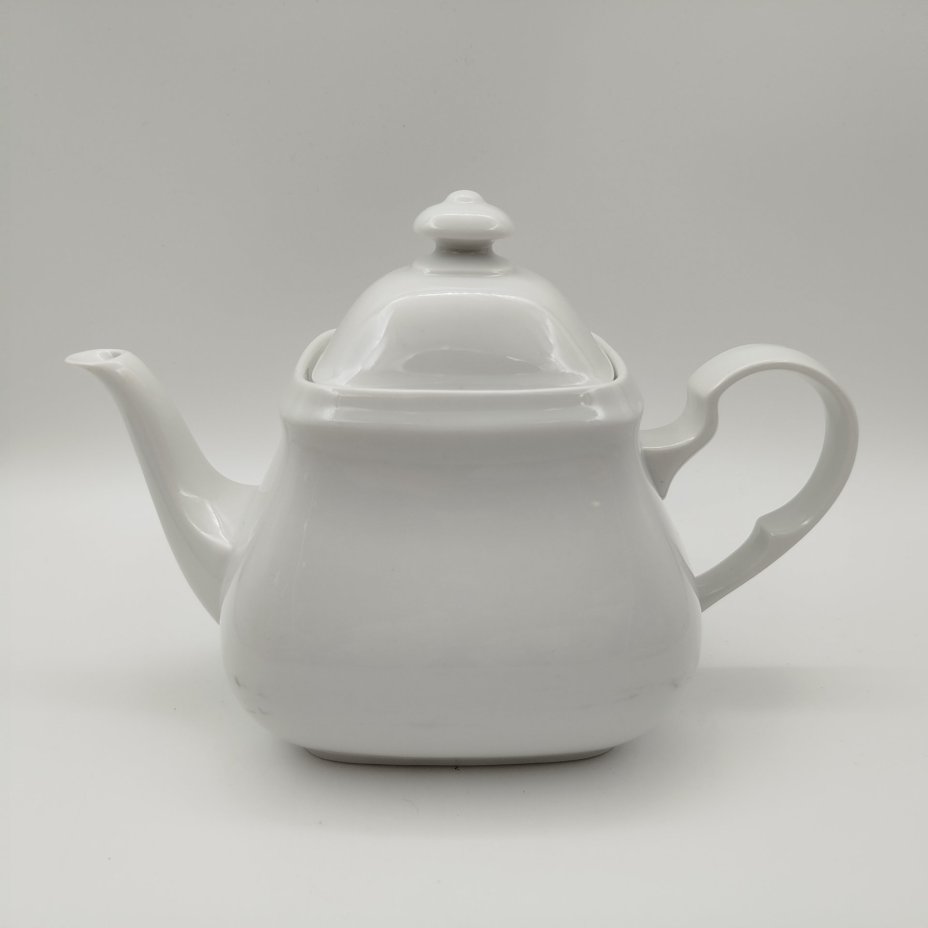Чайник с лаконичным декором, фарфор, Zeh Scherzer, Германия, 1960-1991 гг.