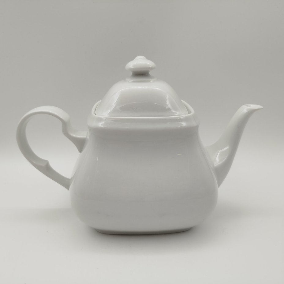 Чайник с лаконичным декором, фарфор, Zeh Scherzer, Германия, 1960-1991 гг.
