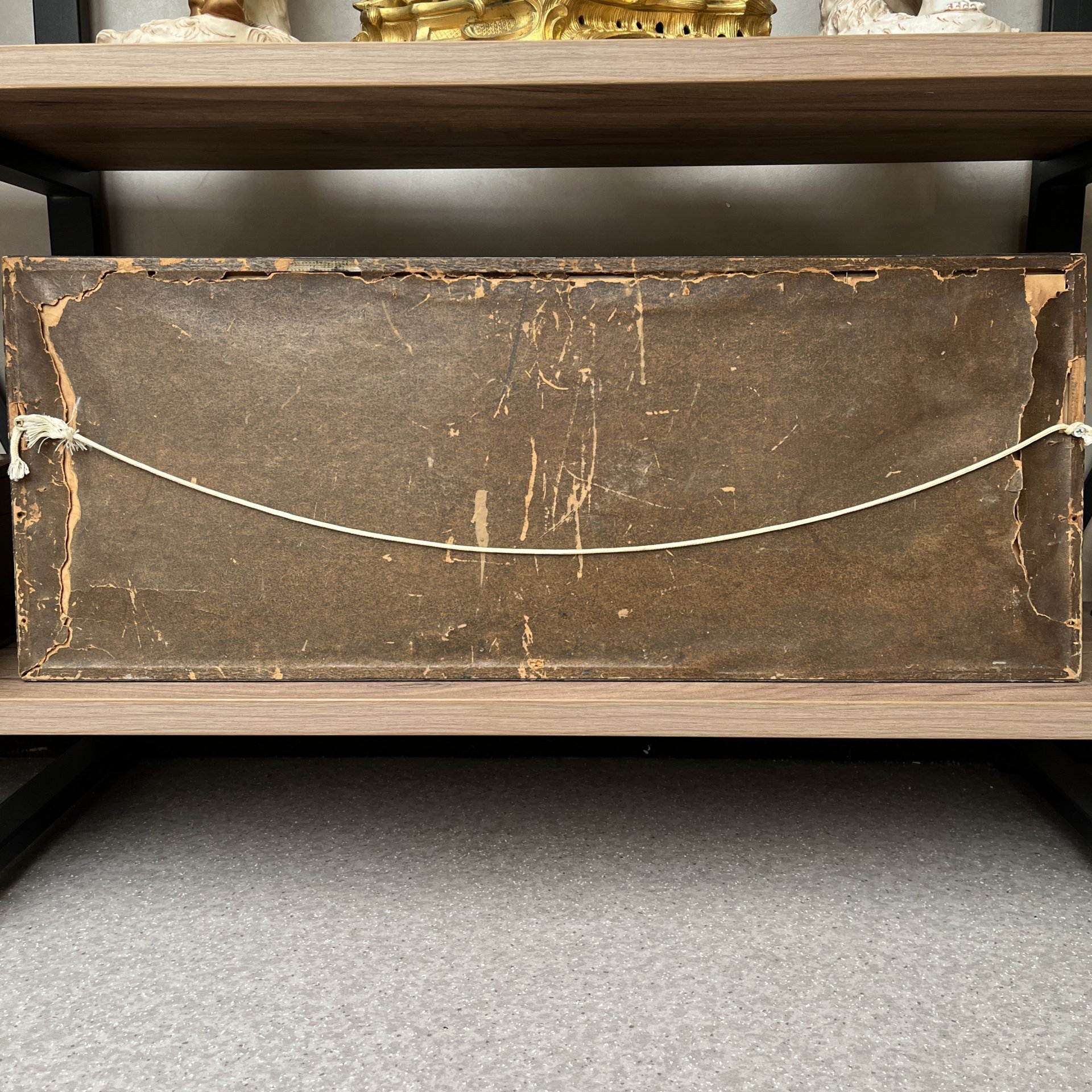 Картина "Пейзаж. Вид на город Берн", бумага, печать, стекло, Европа, 1930-1960 гг.