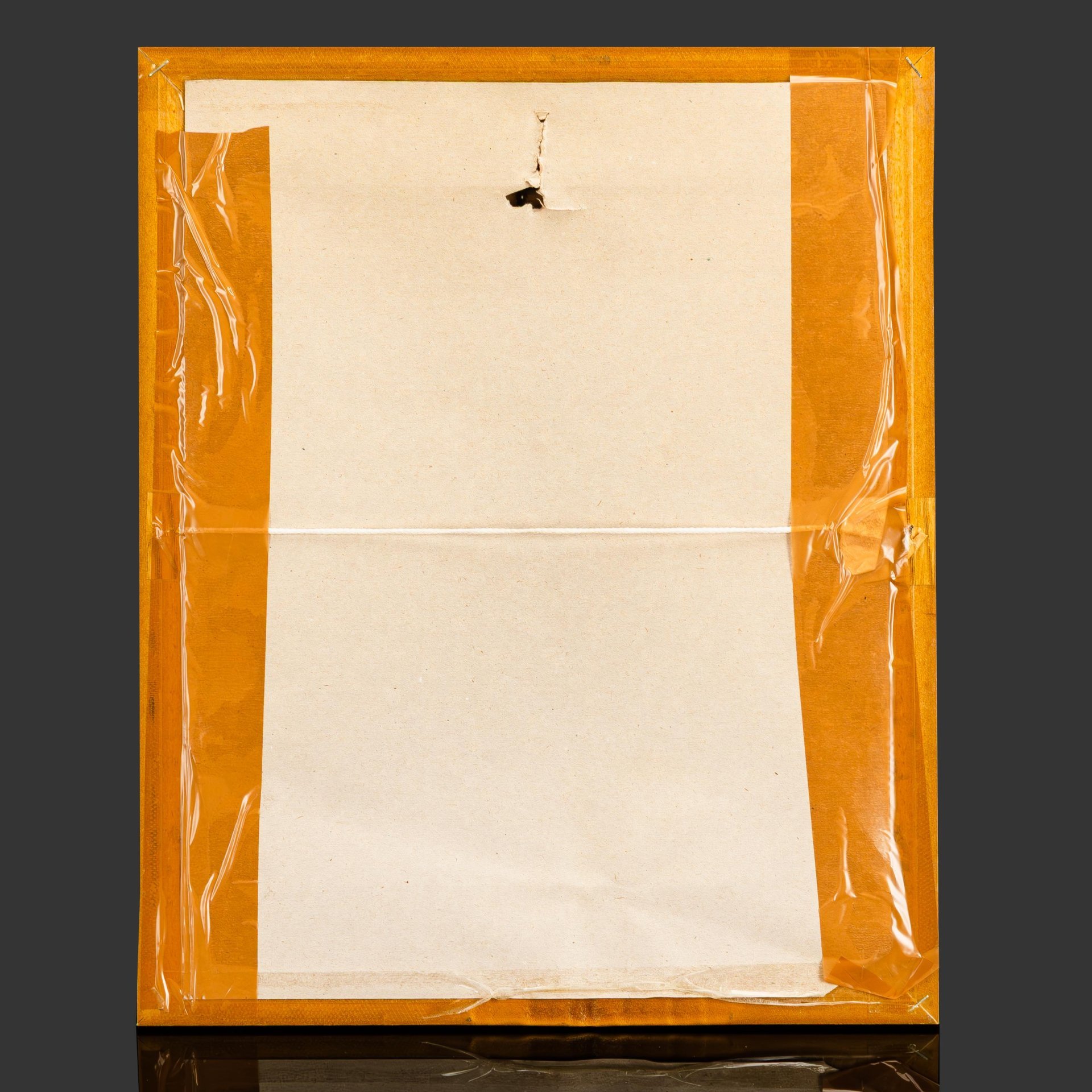 Шелкография с изображением картины Жана-Батиста Грёза "Утренняя молитва", в раме, дерево, шелк, печать, Россия, 1970-2000 гг.