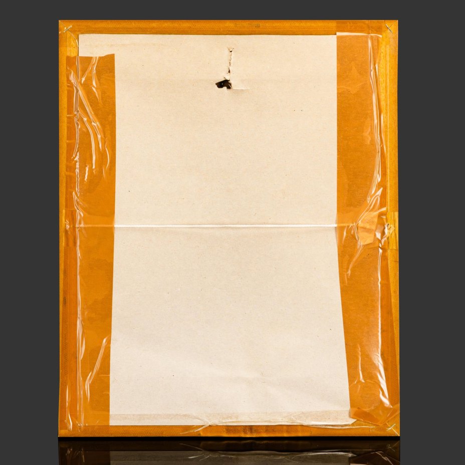 Шелкография с изображением картины Жана-Батиста Грёза "Утренняя молитва", в раме