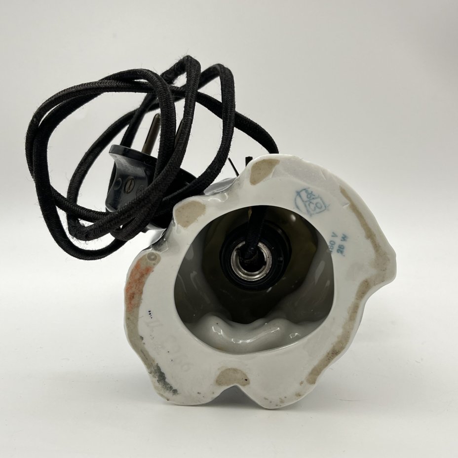 Светильник-ночник "Терьер" ("Собака"), фарфор, роспись, композитный материал, Heinz & Co., Германия, 1951-1972 гг.