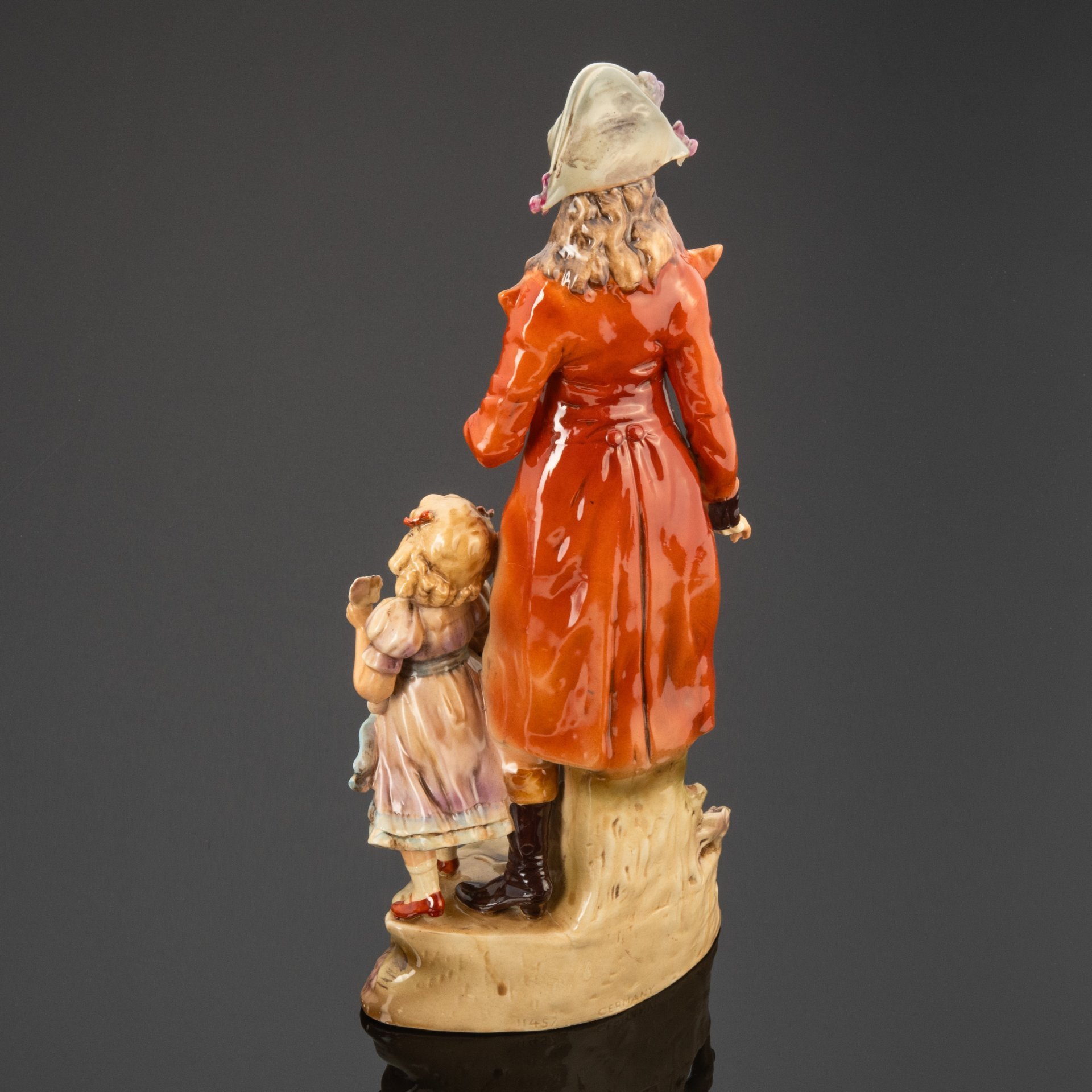 Статуэтка "Папа с дочкой" (крупная), Carl Schneider's Heirs